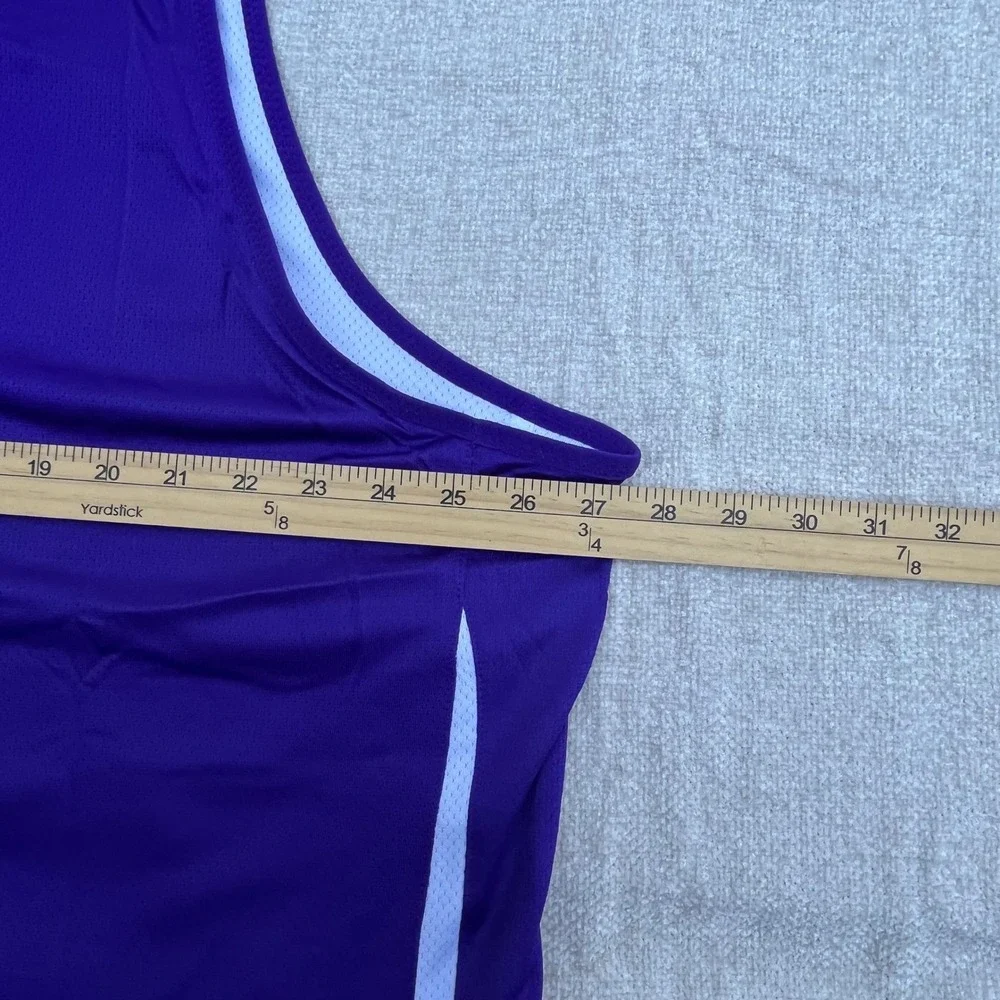 Nike Reversible Basketball Jersey Purple White Mesh Tank Top 3XL NWT